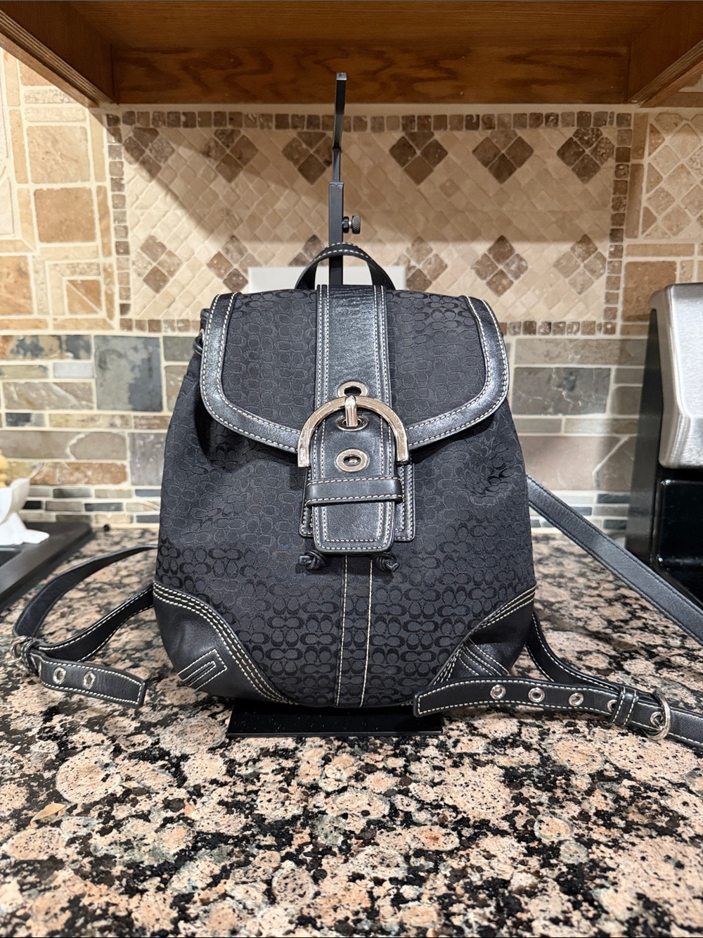Coach Soho Signature Jacquard Backpack